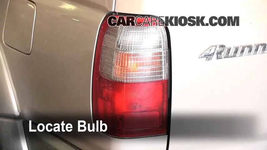 1999 Toyota 4Runner Limited 3.4L V6 Lights Tail Light (replace bulb)